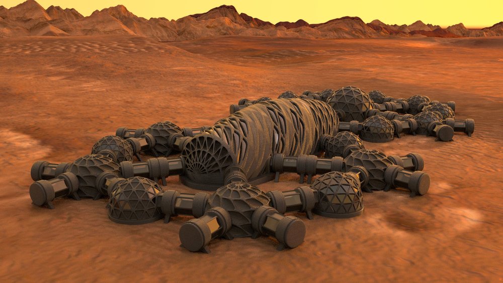 NASA and Autodesk experiment with 3D-printing robots to build human habitats on other planets